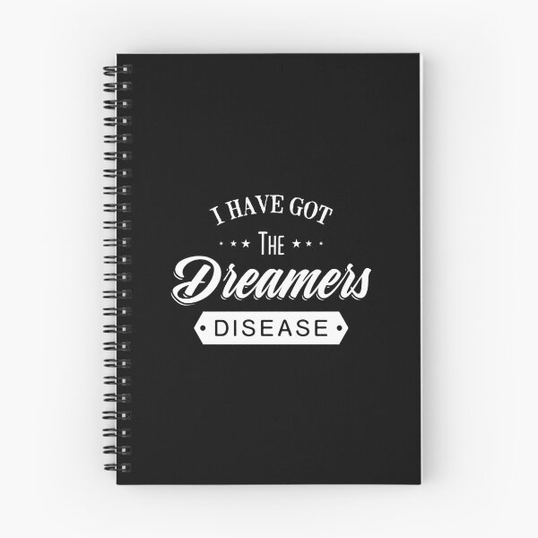 Item preview, I Have Got The Dreamers Disease. Vintage Typography Motivational print with Quote. designed and sold by Gomolach.