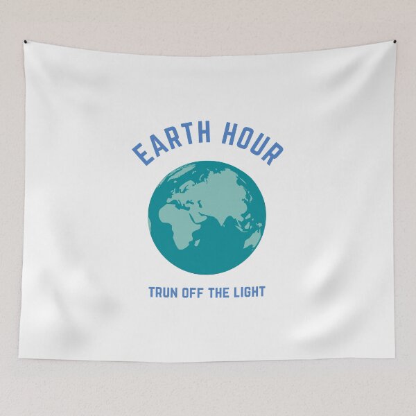 Item preview, earth hour turn off your lights designed and sold by huape.