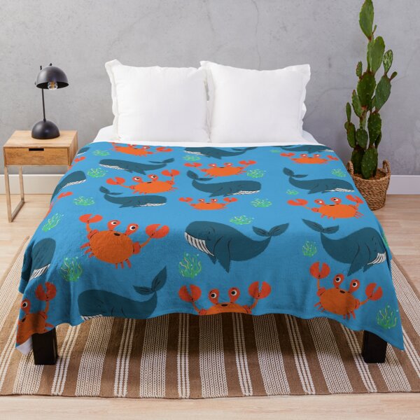 Item preview, Underwater life - whale and crab designed and sold by Monlin.