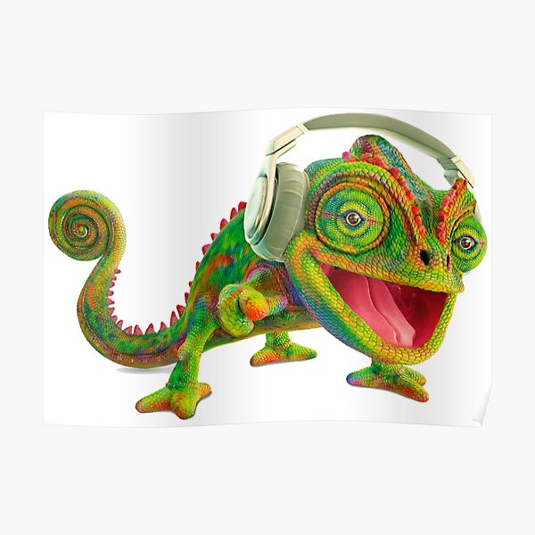 Music Chameleon Poster