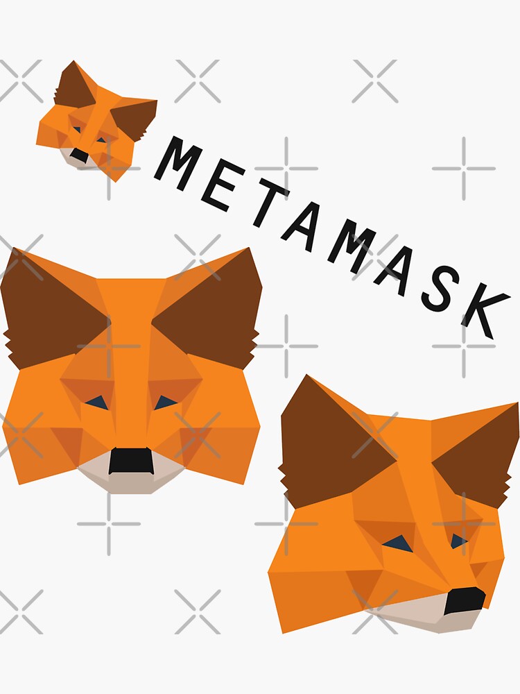 "MetaMask" Sticker for Sale by karimhodo Redbubble