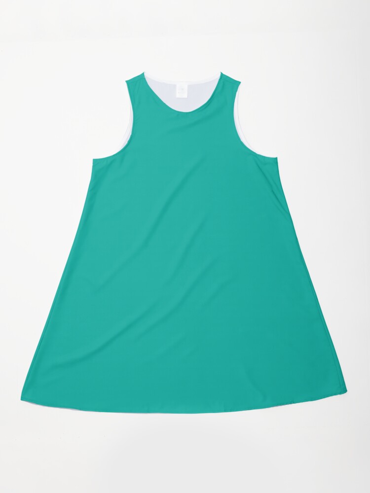 Persian Green Solid Color" A-Line Dress for Sale by patternplaten | Redbubble Persian Green Solid Color" A-Line Dress for Sale by patternplaten | Redbubble