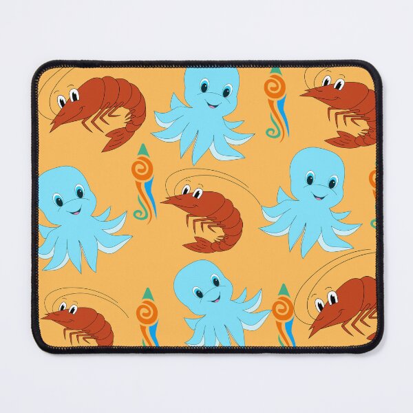 Item preview, Underwater life - octopus and shrimp designed and sold by Monlin.