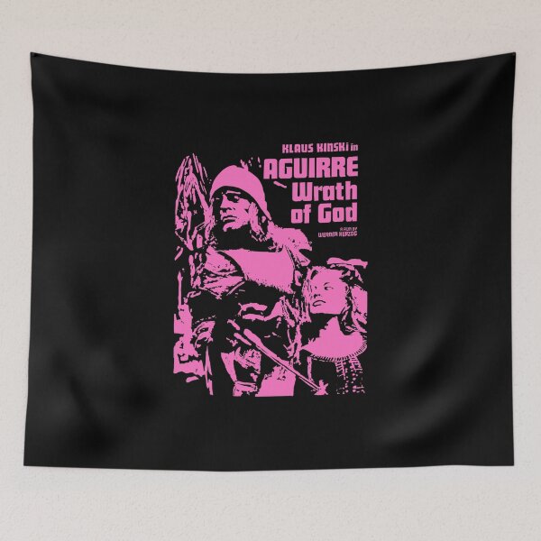 Item preview, LARGE aguirre wrath of god pink movie poster designed and sold by gruzinkerbelle.