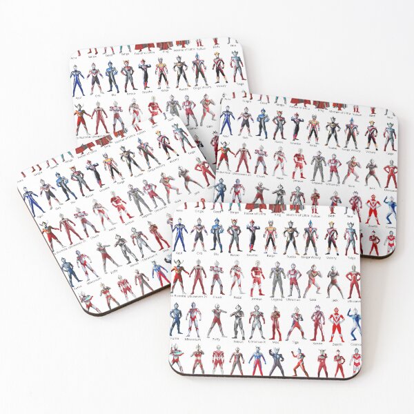 Item preview, line ups of ultraman designed and sold by rolandos.