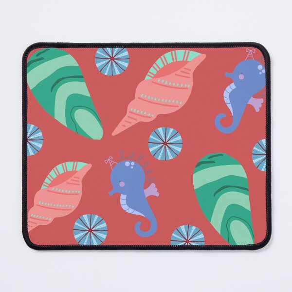 Item preview, Underwater life - sea shell and seahorse designed and sold by Monlin.