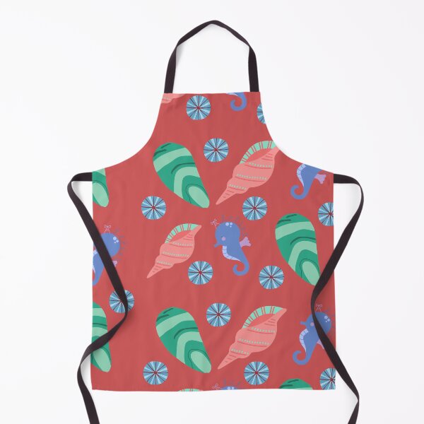 Item preview, Underwater life - sea shell and seahorse designed and sold by Monlin.