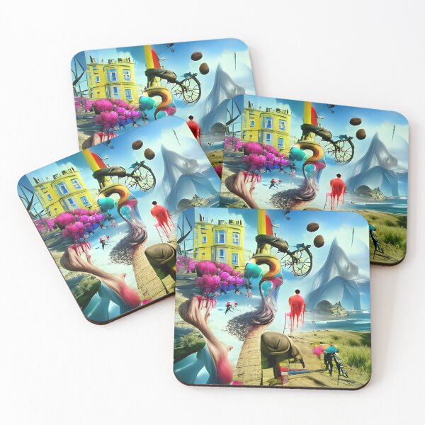 Item preview, Journey Discover The Earth Colorful Landscape Painting  - Surreal designed and sold by surrealartzone.