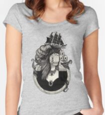 Lady Light. Women's Fitted Scoop T-Shirt