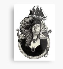 Lady Light. Metal Print