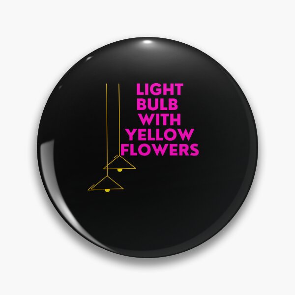 Item preview, Light bulb with yellow flowers designed and sold by jusicaart.