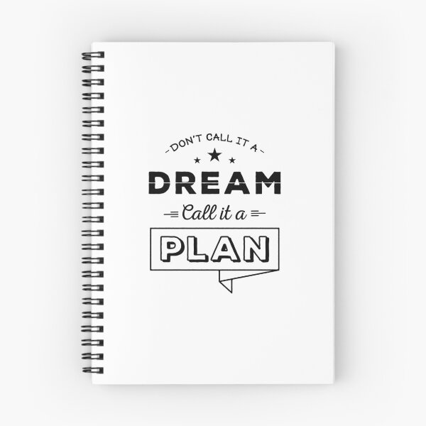 Artikelvorschau, Don't Call It A Dream Call It A Plan. Vintage Typography Motivational print with Quote. entworfen und verkauft von Gomolach.