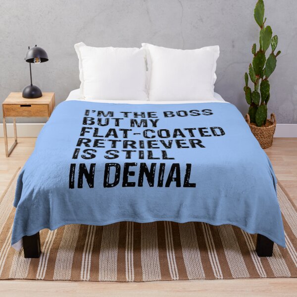 Item preview, I'm The Boss But My Flat-Coated Retriever Still In Denial  designed and sold by Guarddogdrive.