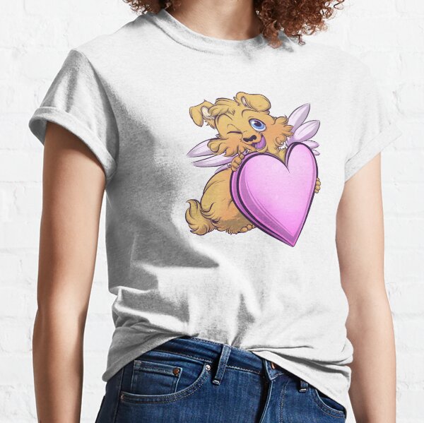 Valentines Pup Camiseta clásica