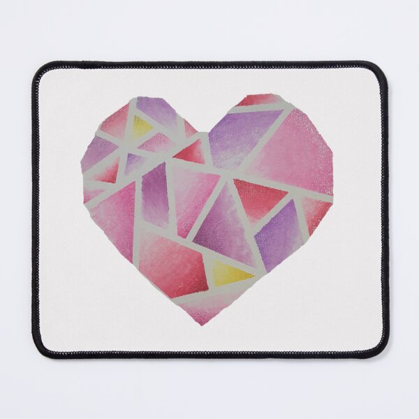 Item preview, Geometric Heart Glitter Original Painting Artwork designed and sold by JkEnvisions.