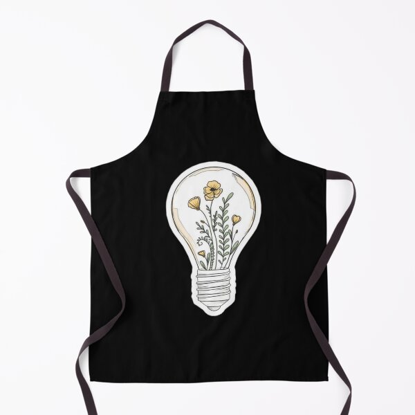 Item preview, Light Bulb with Yellow Flowers designed and sold by Nedskr.