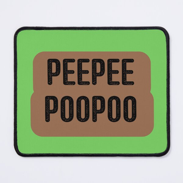 Item preview, Peepeepoopoo in brown background designed and sold by KoopTroop ⭐⭐⭐⭐⭐.