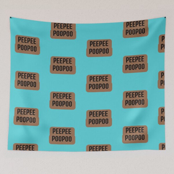 Item preview, Peepeepoopoo in brown background designed and sold by KoopTroop ⭐⭐⭐⭐⭐.