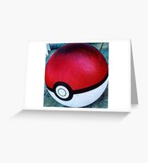Pokemon Ball Greeting Card