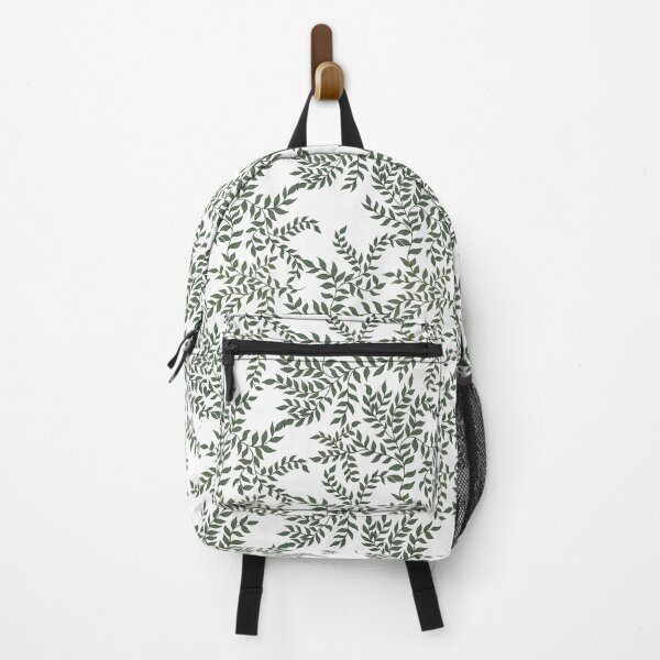 Item preview, Delicate Winding Vines (Green & White) designed and sold by Art by Kendra Crae.