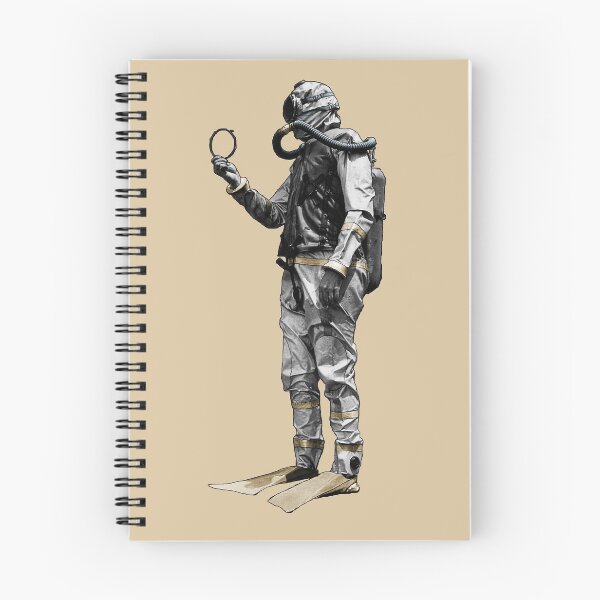 Item preview, Vintage Scuba Diving Diver with a Double Hose Regulator URM designed and sold by urmaddad.