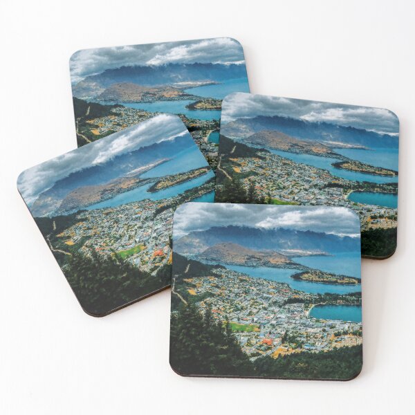 Item preview, Queenstown New Zealand Landscape, Aesthetic Queenstown New Zealand, Queenstown New Zealand Winter, Queenstown Southern Alps Mountains designed and sold by Paintcorner.