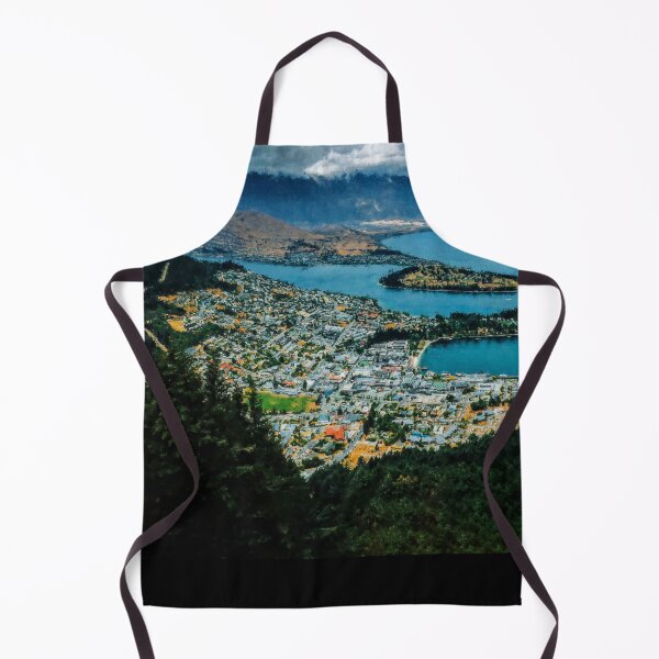 Item preview, Queenstown New Zealand Landscape, Aesthetic Queenstown New Zealand, Queenstown New Zealand Winter, Queenstown Southern Alps Mountains designed and sold by Paintcorner.
