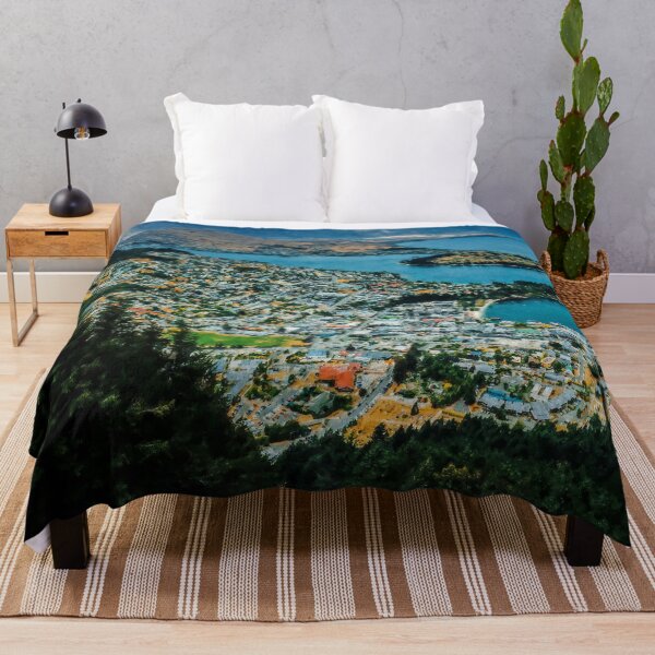 Item preview, Queenstown New Zealand Landscape, Aesthetic Queenstown New Zealand, Queenstown New Zealand Winter, Queenstown Southern Alps Mountains designed and sold by Paintcorner.