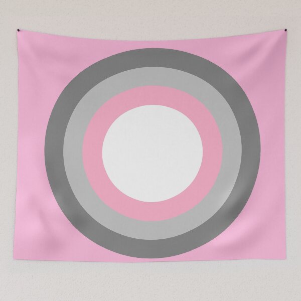 Item preview, Demigirl Pride Flag Circle designed and sold by kiippers.