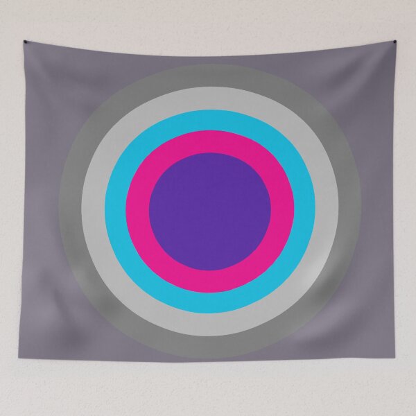 Item preview, Demiandrogyne Pride Flag Circle designed and sold by kiippers.