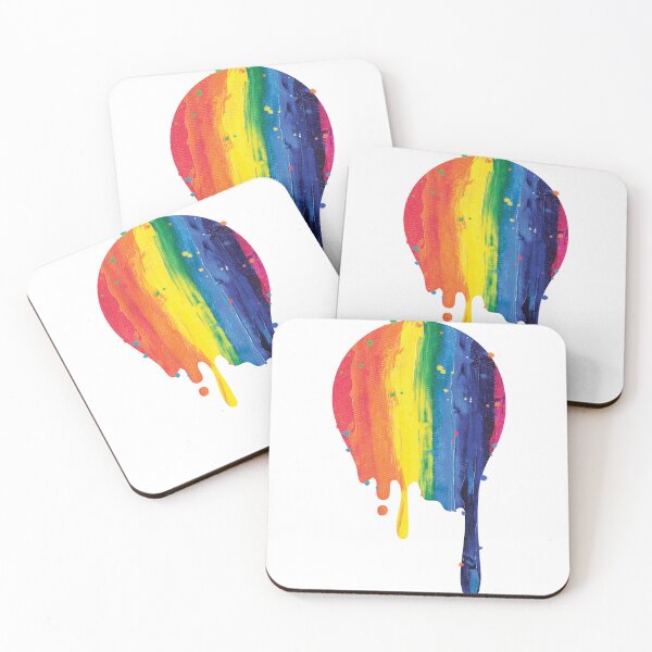 Item preview, Rainbow Watercolor Drip designed and sold by amandartwork.
