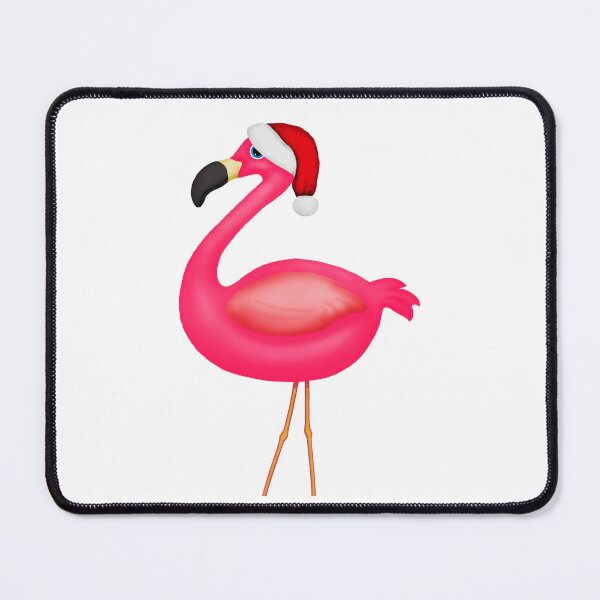Item preview, Pink Flamingo Santa designed and sold by BeachBumFamily.