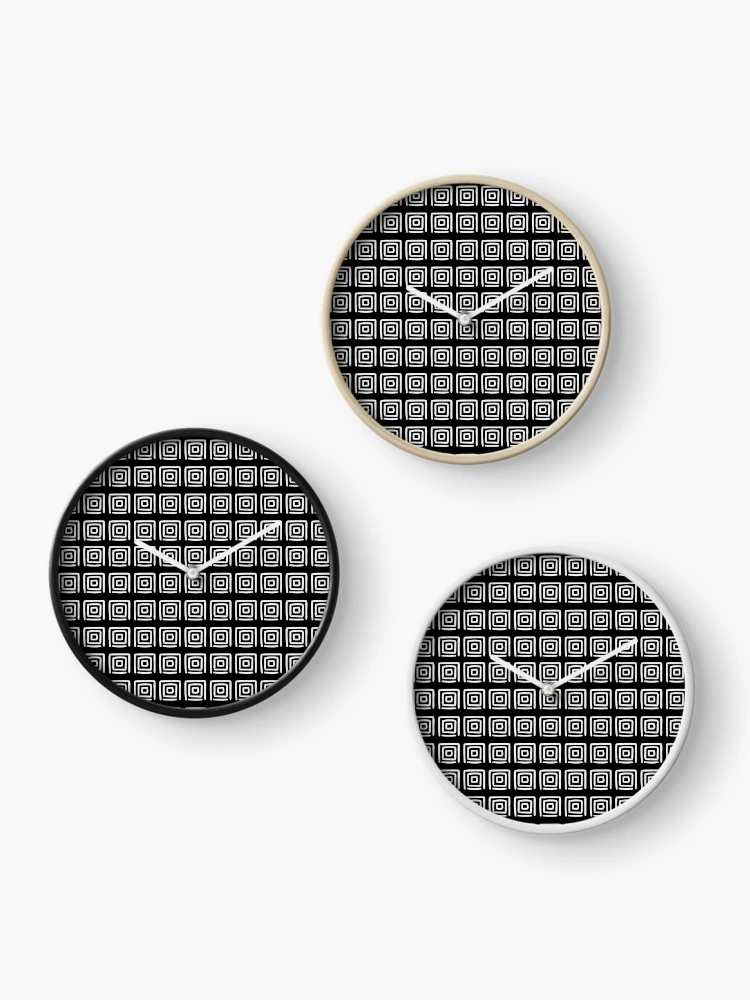 Thumbnail 3 of 4, Clock, boxe pattern designed and sold by VBNART.