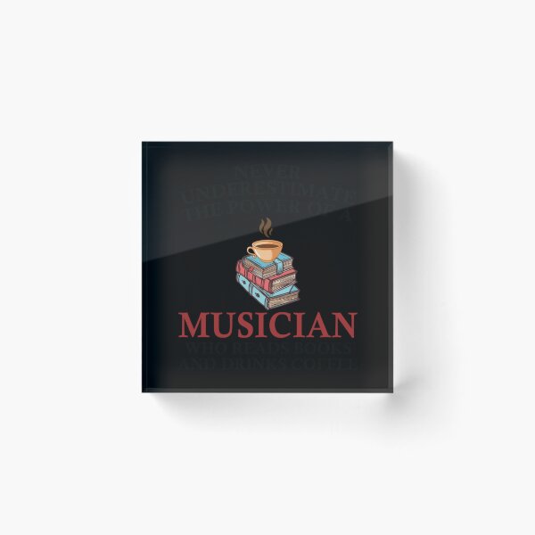 Item preview, Musician Reading Books And Coffee Lover Lightweight Hoodie designed and sold by colonjohan.
