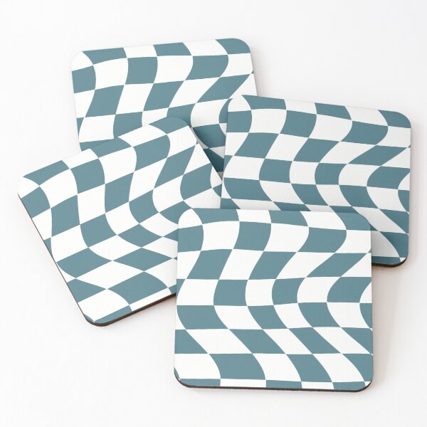 Item preview, Wavy checkered pattern designed and sold by cambrieadams.