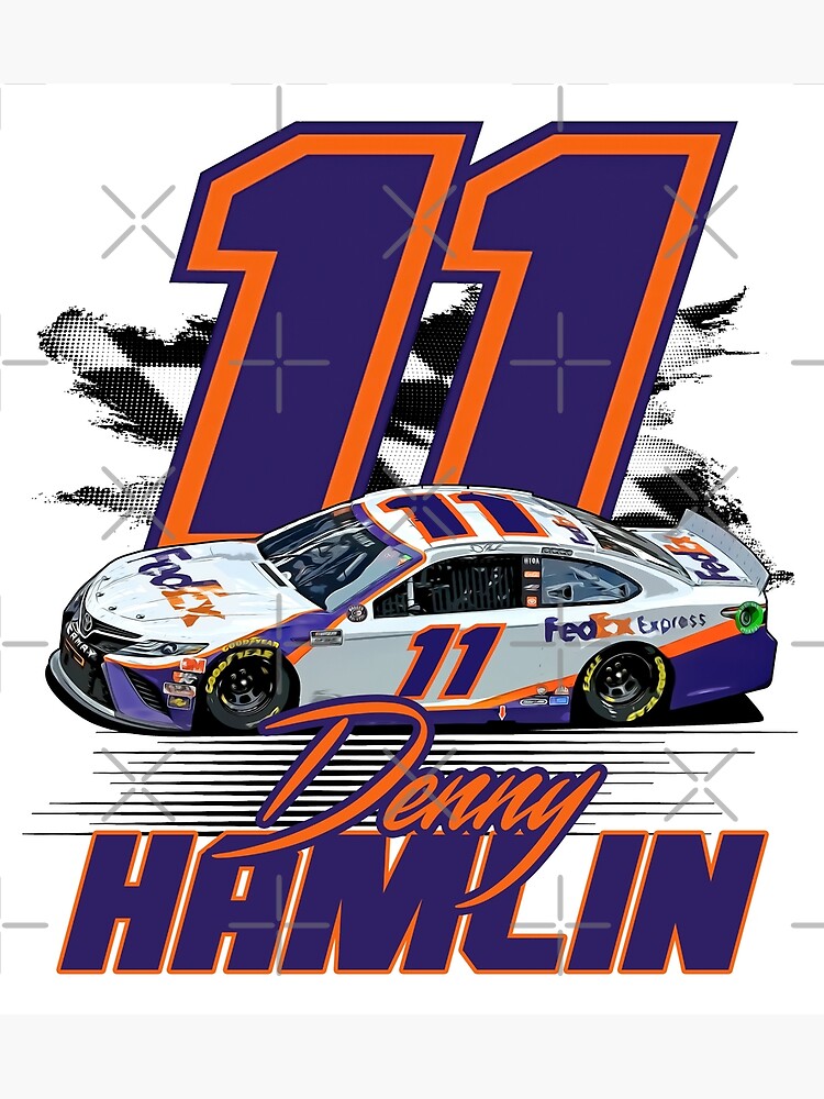 "Denny Hamlin Nascar driver number car " Poster for Sale by