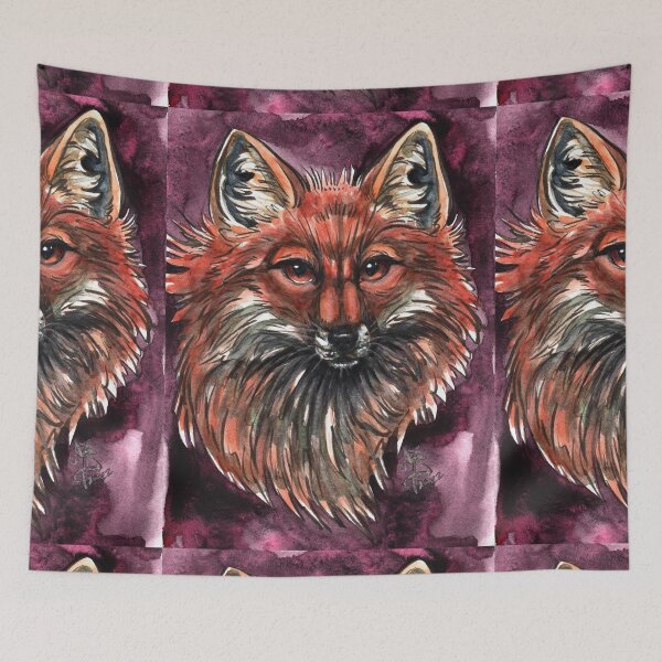 Item preview, Vulpes Portait designed and sold by thepurplehusky.