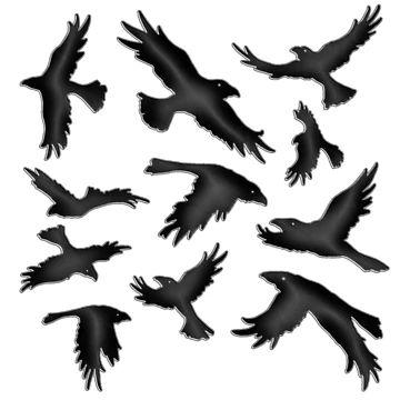 Artwork thumbnail, The Crows by Rte73DesignPrt