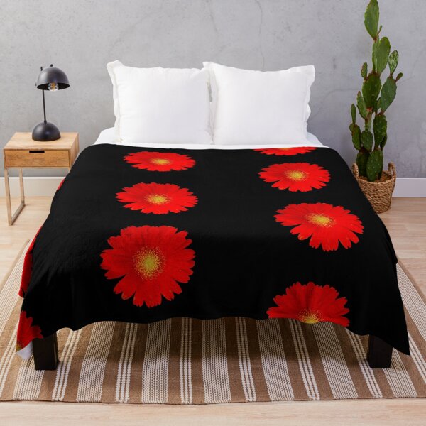 Item preview, Gerbera Daisy Red flower designed and sold by SilviPavlova.