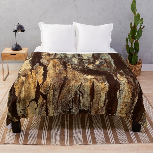 Item preview, Hot-Buttered-Rum-Colored Dramatic Tree Bark Art designed and sold by DEC02.