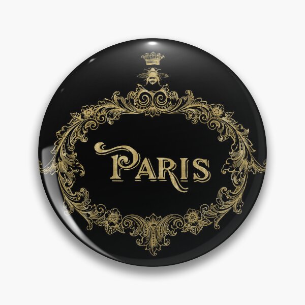 Item preview, Paris Flower Market, typography, gold queen bee designed and sold by Glimmersmith.