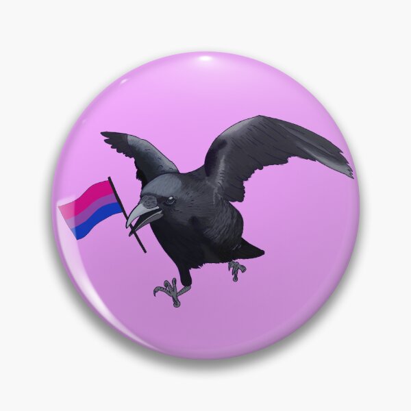 Item preview, Bisexual Pride Crow Friend designed and sold by Josie Richey.