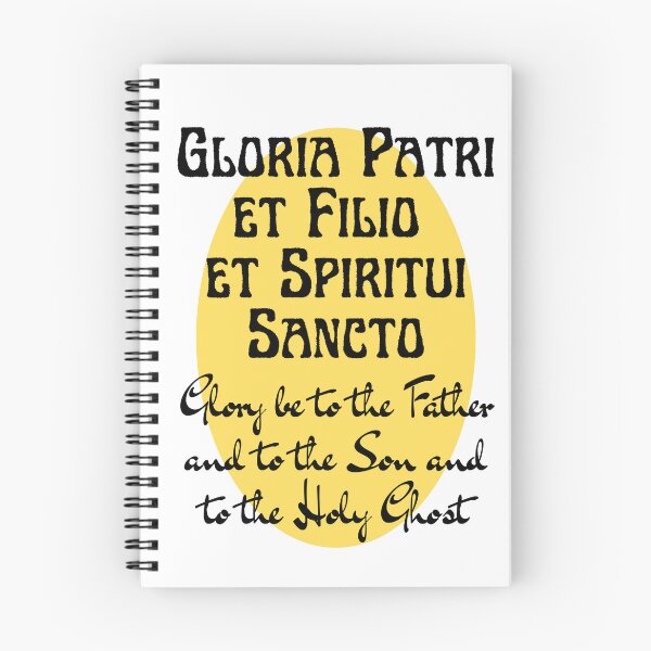 Item preview, Gloria Patri Latin English Glory Be to the Father designed and sold by IceCreamMuseum.