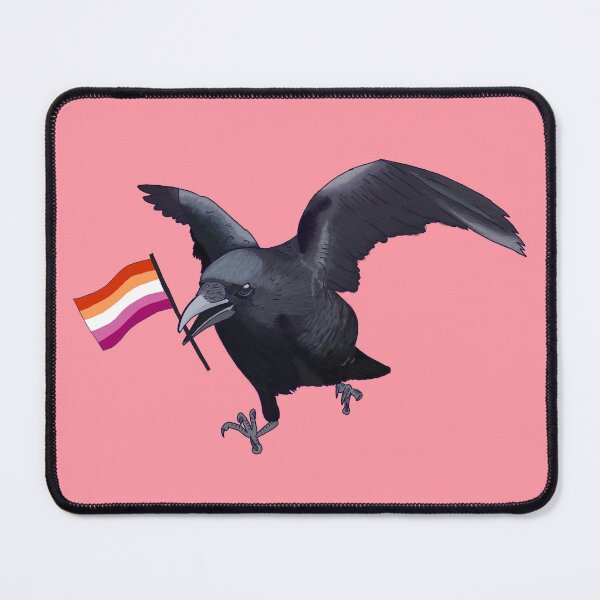 Item preview, Lesbian Pride Crow Friend designed and sold by Josie Richey.