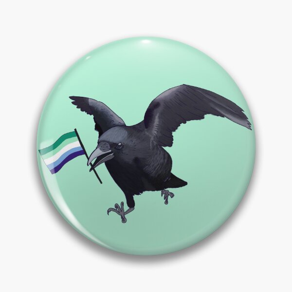 Item preview, Gay Pride Crow Friend designed and sold by Josie Richey.