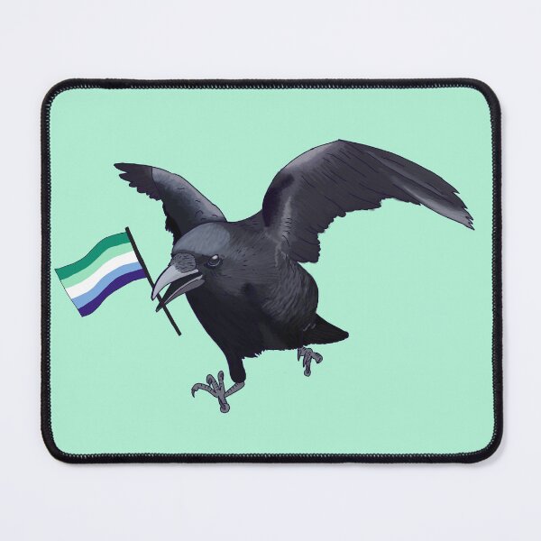 Item preview, Gay Pride Crow Friend designed and sold by Josie Richey.