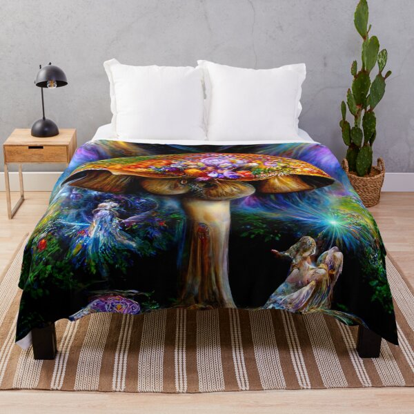 Artikelvorschau, Beautiful Psychedelic Mushroom entworfen und verkauft von IssyDesigns.
