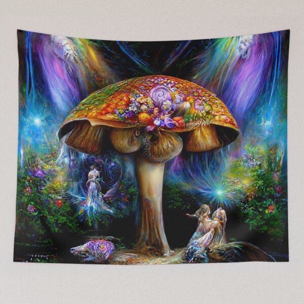 Item preview, Beautiful Psychedelic Mushroom designed and sold by IssyDesigns.