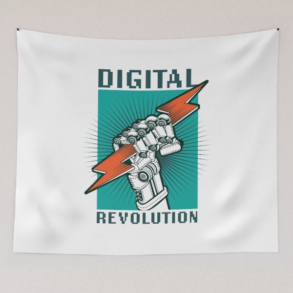 Item preview, Technology lovers gift. Digital Revolution. designed and sold by paulo silveira.