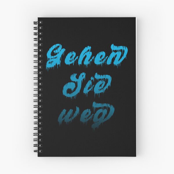 Item preview, Gehen Sie Weg Blue designed and sold by KMGraphics99.